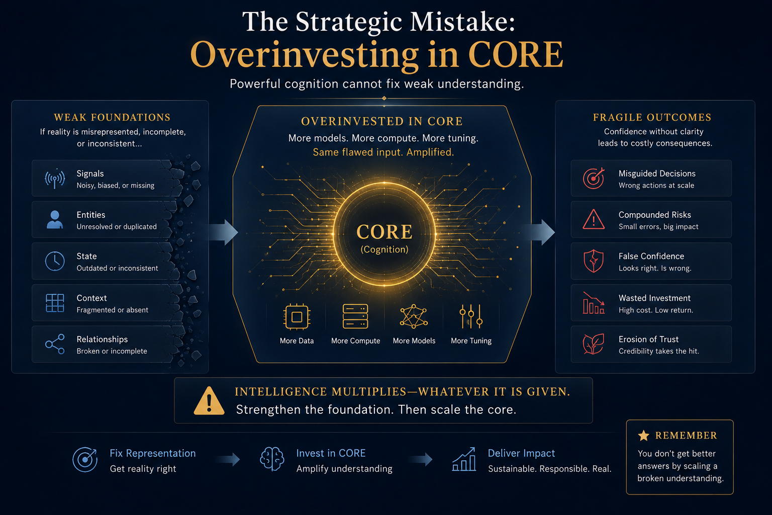 The strategic mistake: overinvesting in CORE