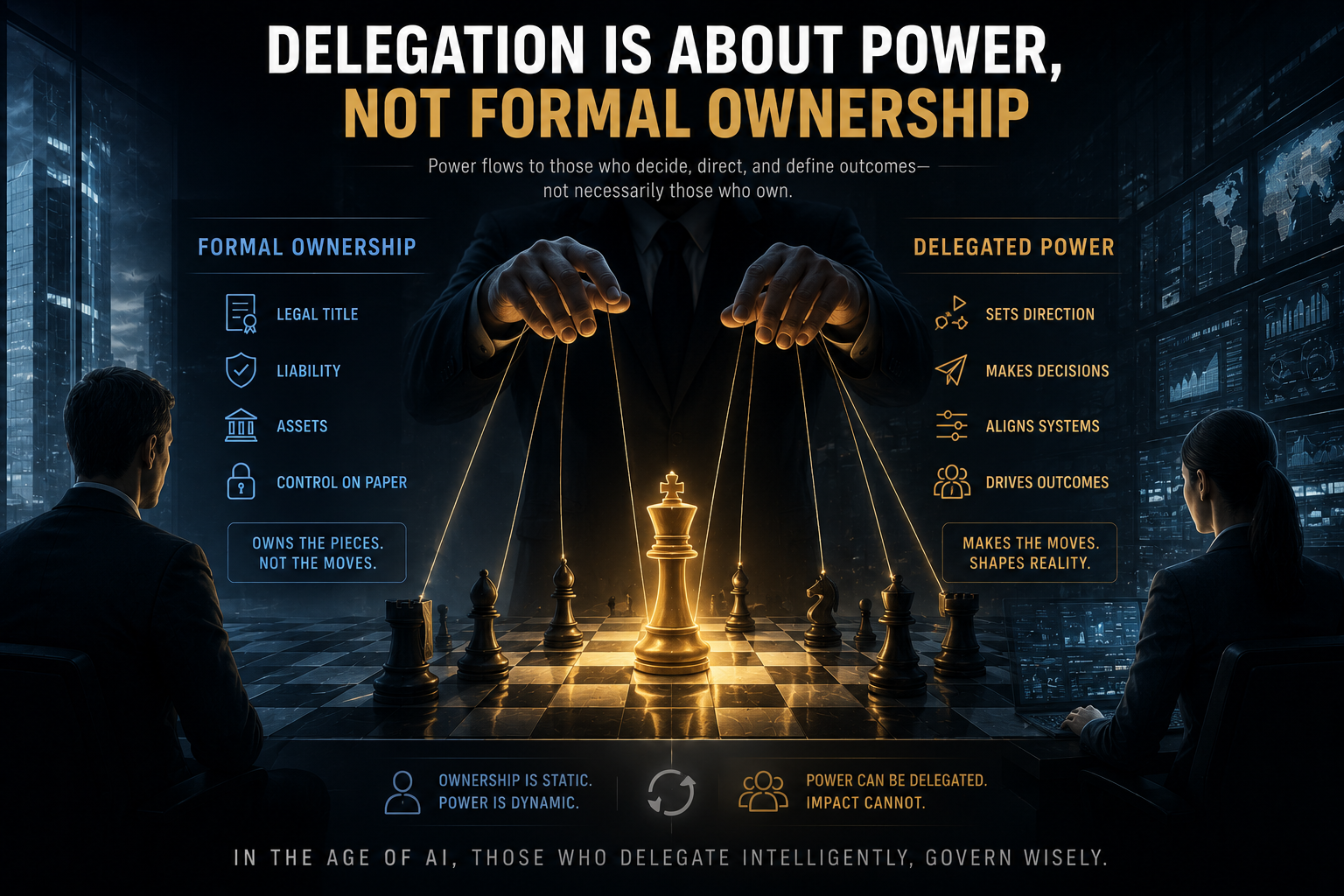 Delegation Is About Power, Not Formal Ownership