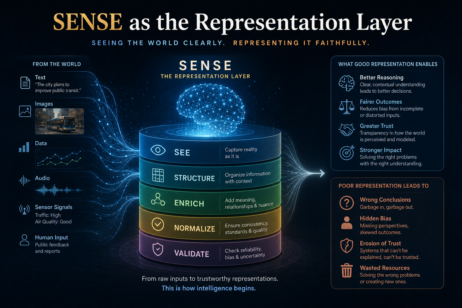 SENSE as the Representation Layer