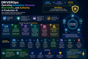 DRIVEROps: Operating Delegation, Recourse, Reversibility, and Authority in Production AI