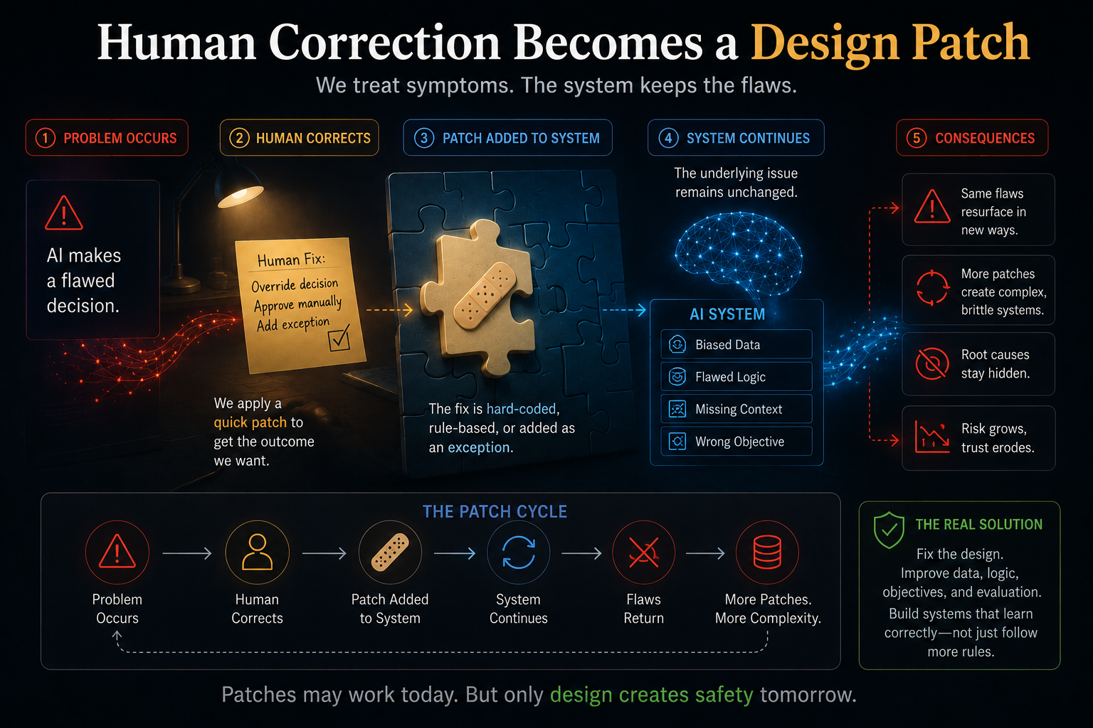 Failure 4: Human Correction Becomes a Design Patch