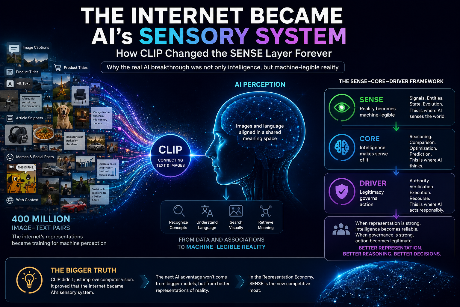 CLIP and the SENSE layer