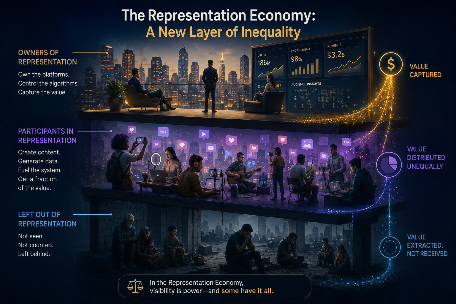 The Representation Economy: A New Layer of Inequality