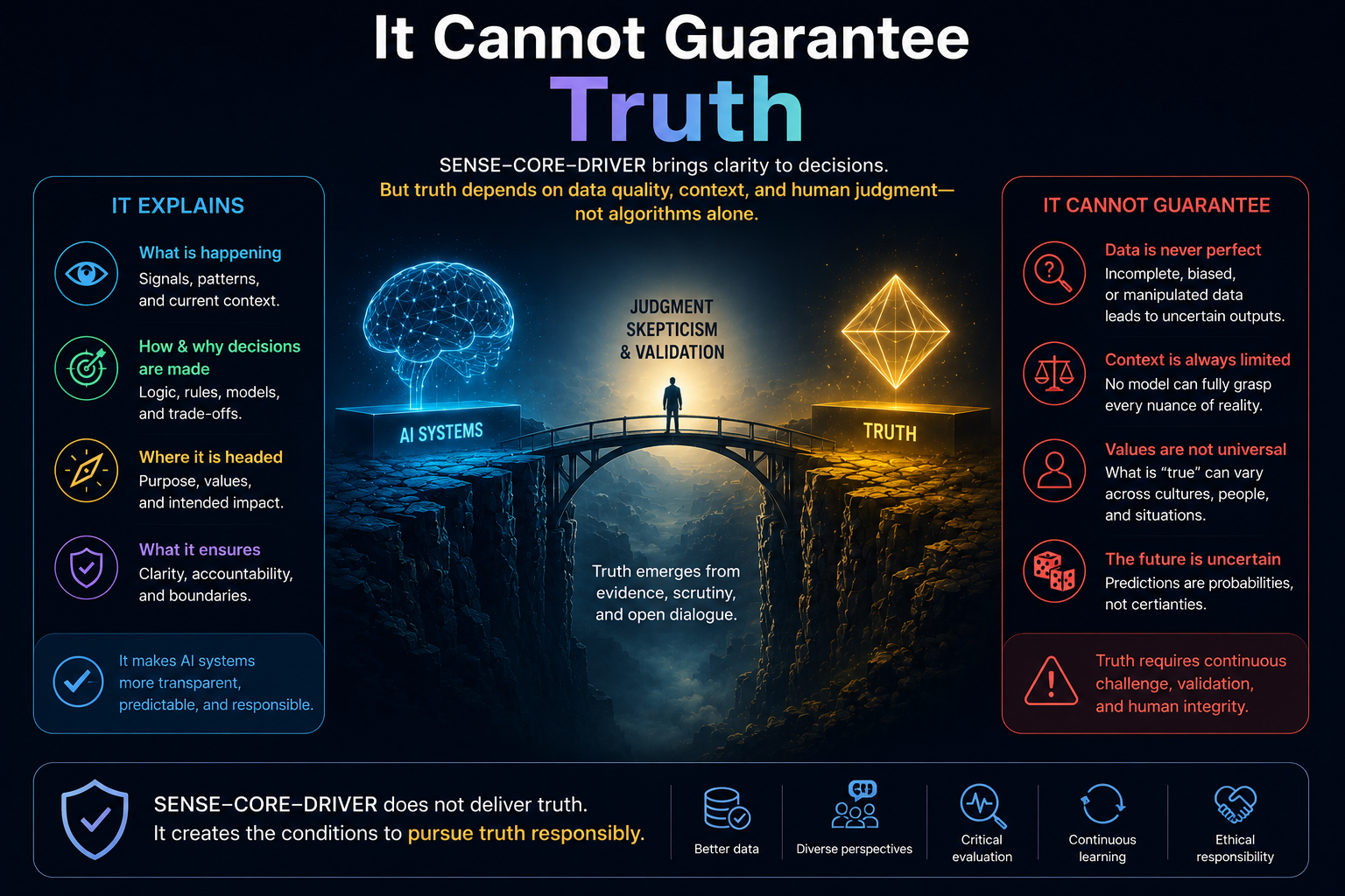 It Cannot Guarantee Truth