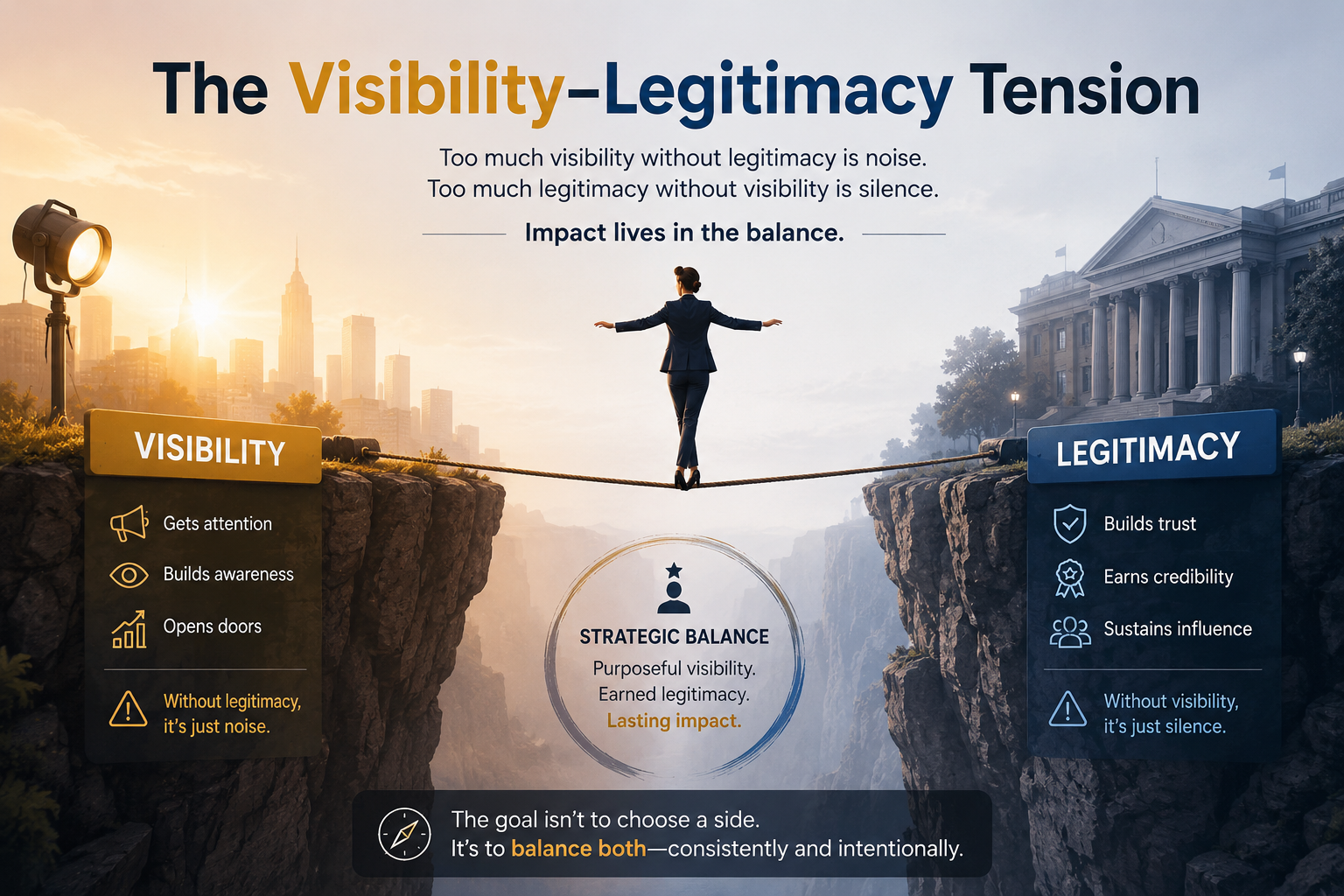 The Visibility–Legitimacy Tension