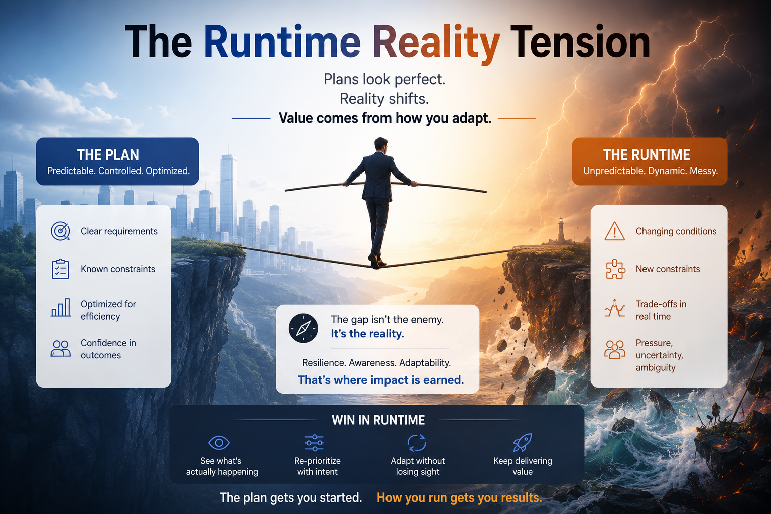 The Runtime Reality Tension