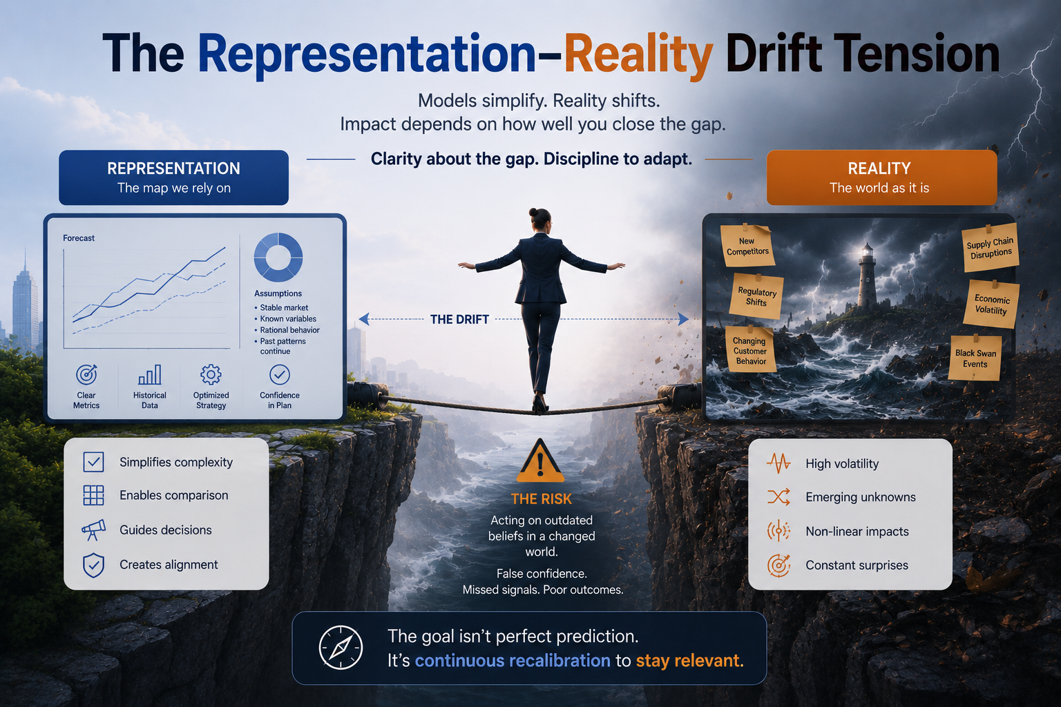 The Representation–Reality Drift Tension