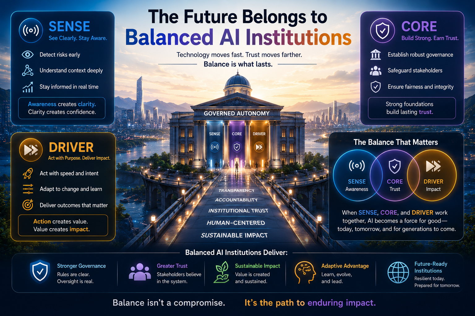 The Future Belongs to Balanced AI Institutions