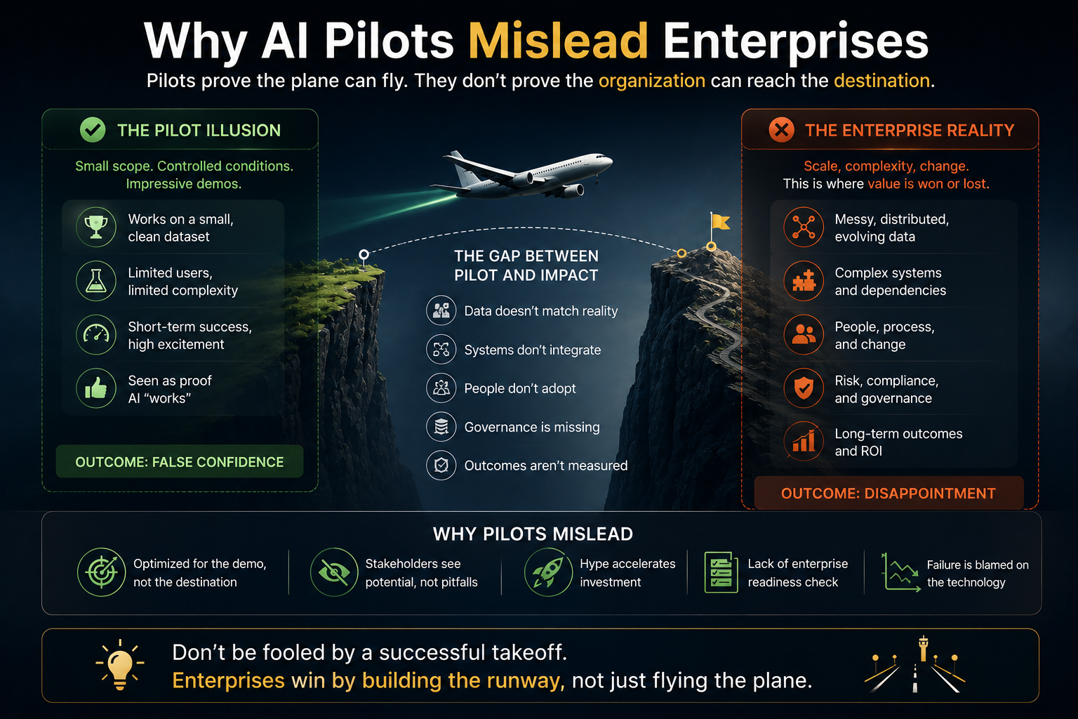Why AI Pilots Mislead Enterprises