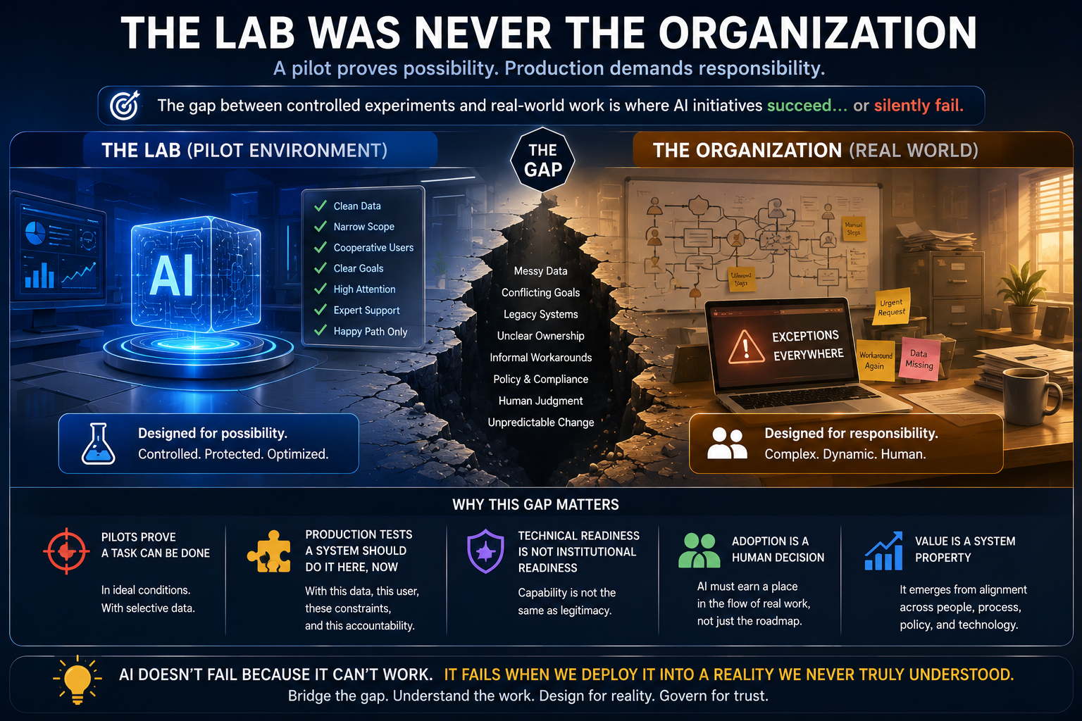 The Lab Was Never the Organization