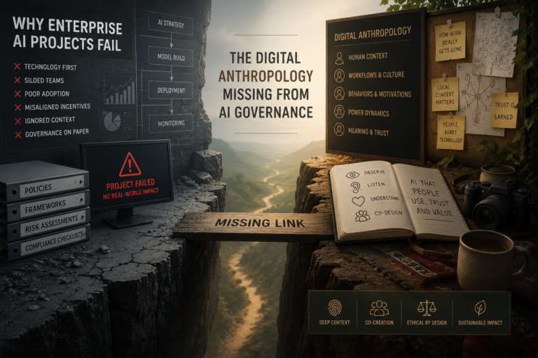Why Enterprise AI Projects Fail: The Digital Anthropology Missing from AI Governance