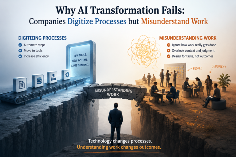 AI Transformation Begins Where Digital Transformation Stopped: Why Most Enterprise AI Programs Still Fail