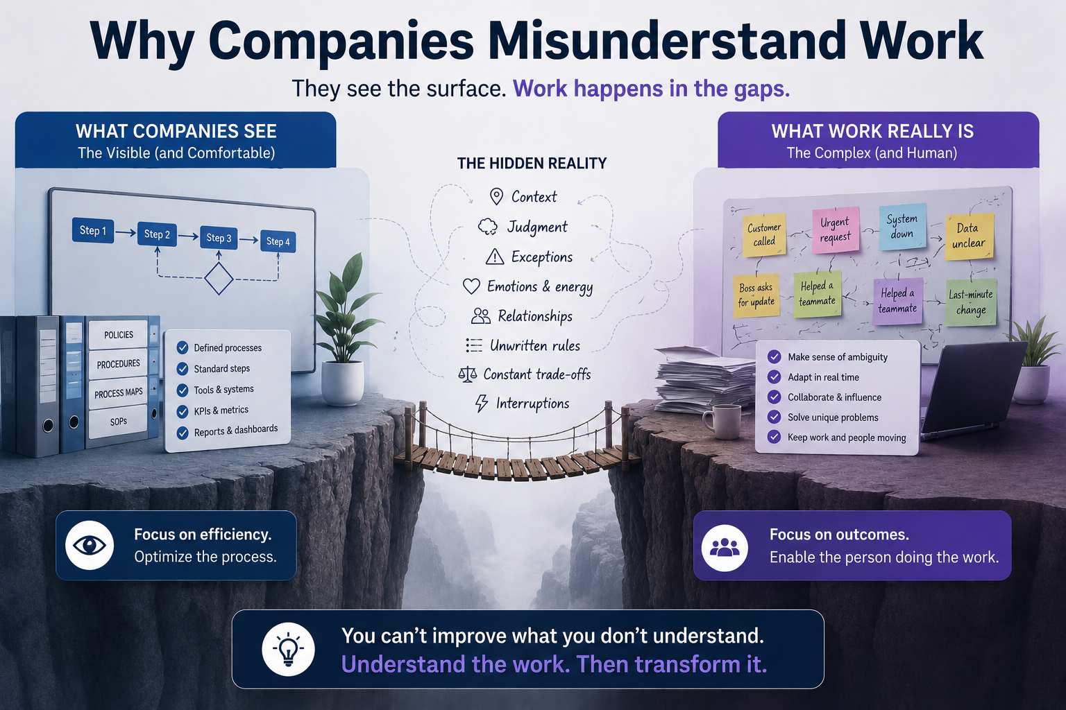 Why companies misunderstand work
