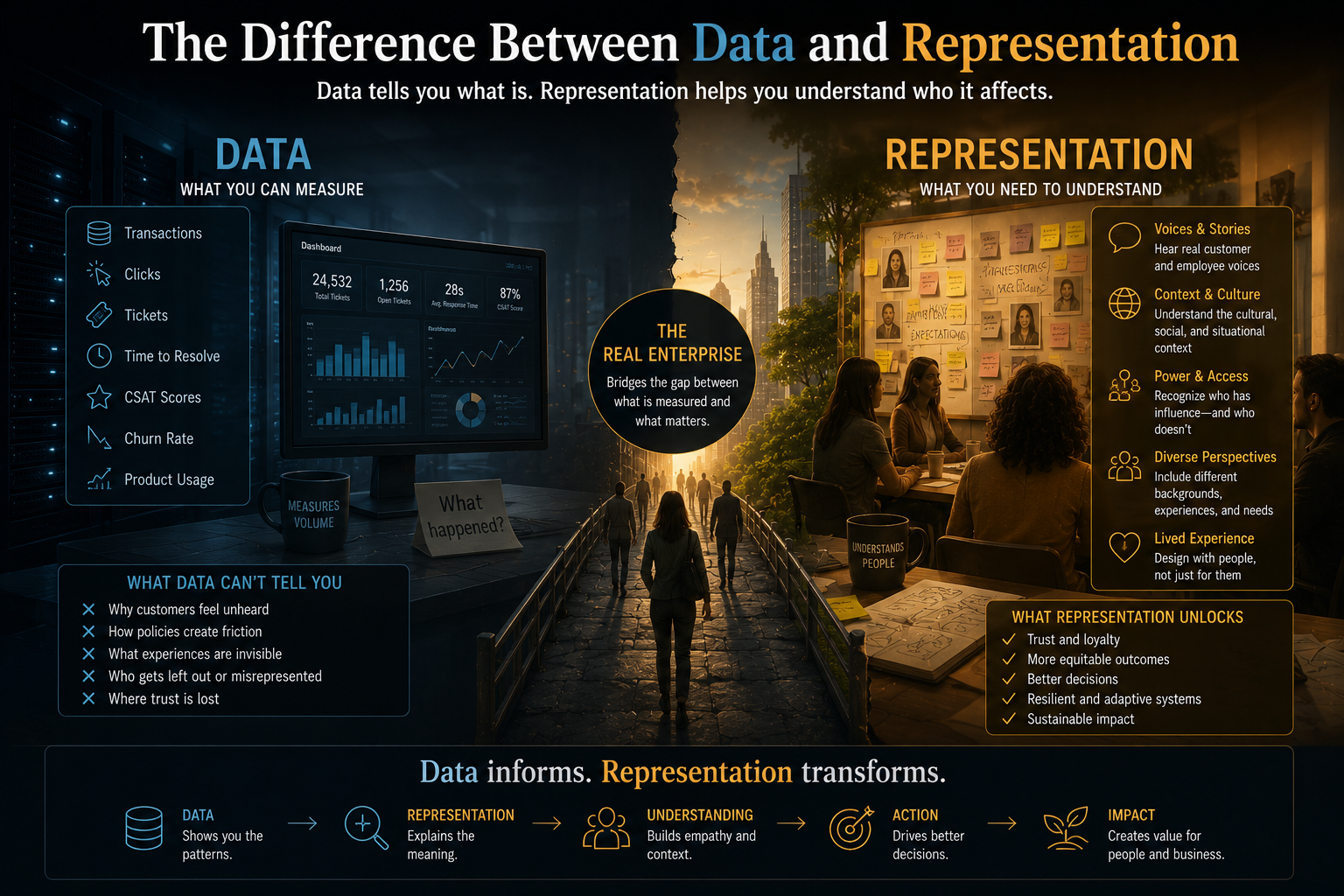 The Difference Between Data and Representation